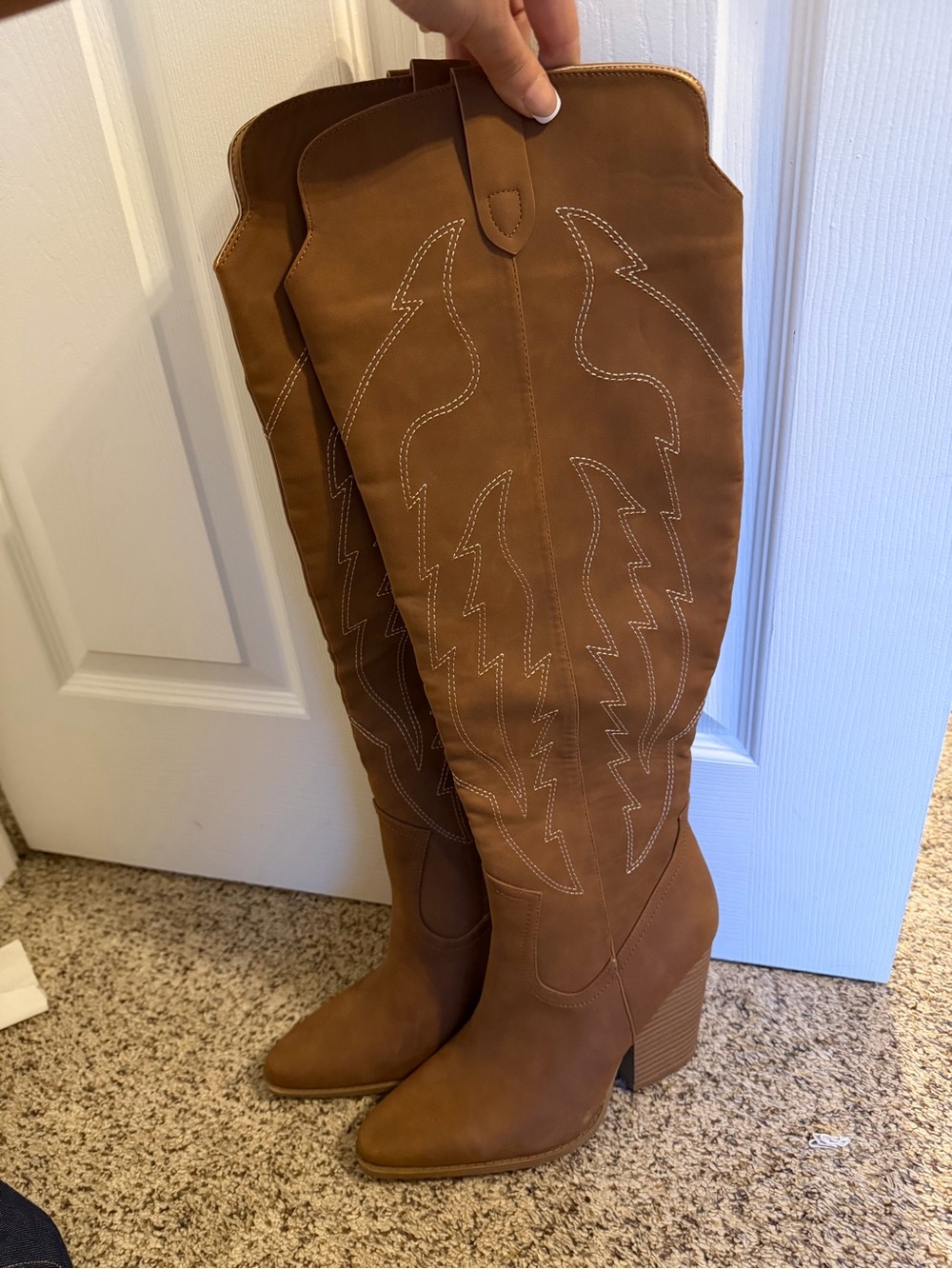 Women's Tall Western Boot in Brown